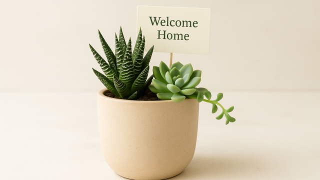 Home arreglo de suculenta columna 1 2